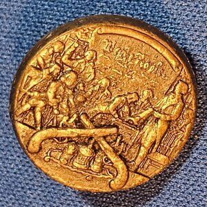 Vintage "We the People" Constitution Lapel Pin Bronze Pinback